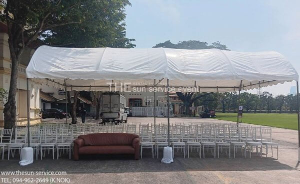 เต็นท์ทรงโค้งขนาด 4x8m สำหรับงานเปิดตัวอีเว้นท์