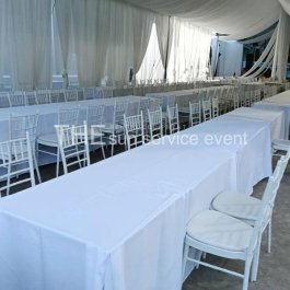 long-table-1 เช่าโต๊ะเก้าอี้จัดงานแต่ง ชุดโต๊ะเก้าอี้สำหรับแขก